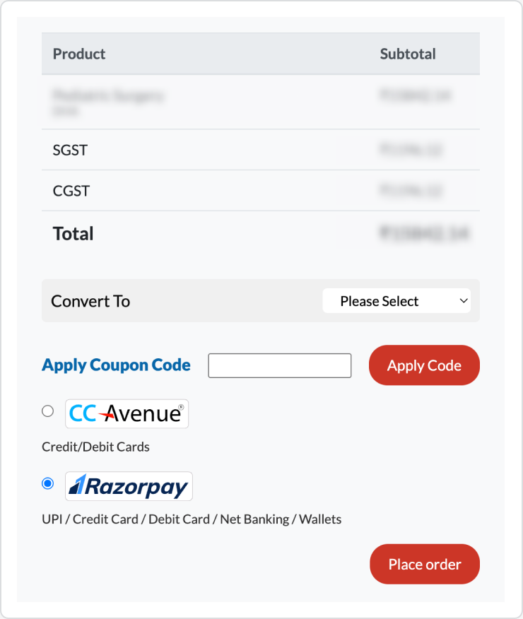 The secured payment gateway